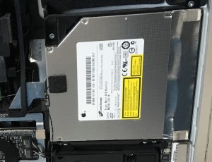 Detalle de la unidad superdrive